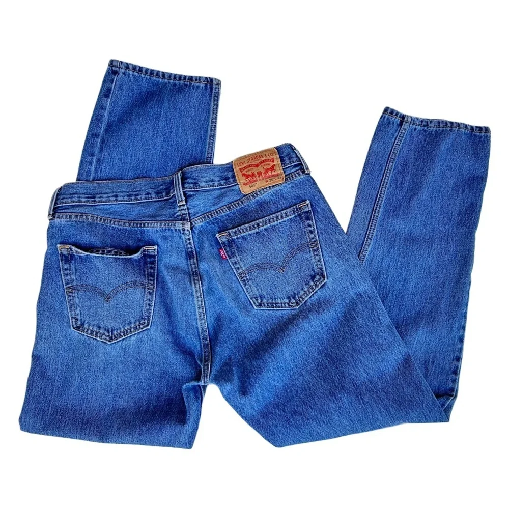 Levi's Classic Medium Blue Straight-Leg Jeans